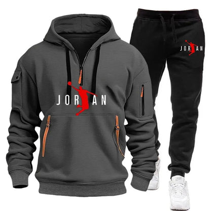 JORDAN MENS HOODIE AND PANTS WINTER SET