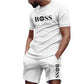 BOSS MENS TSHIRT AND SHORT SUMMER SET