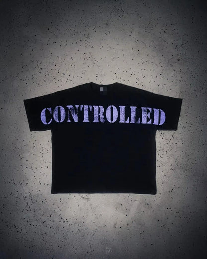 Controlled insanity T-shirt Covers Oversized Short Sleeve Tees