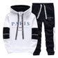 PARIS MENS HOODIE AND PANTS WINTER SET