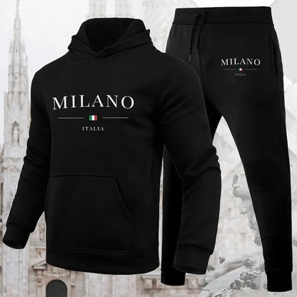 MILANO MENS HOODIE AND PANTS WINTER SET