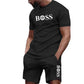 BOSS MENS TSHIRT AND SHORT SUMMER SET