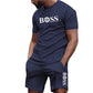 BOSS MENS TSHIRT AND SHORT SUMMER SET