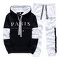 PARIS MENS HOODIE AND PANTS WINTER SET
