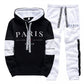 PARIS MENS HOODIE AND PANTS WINTER SET