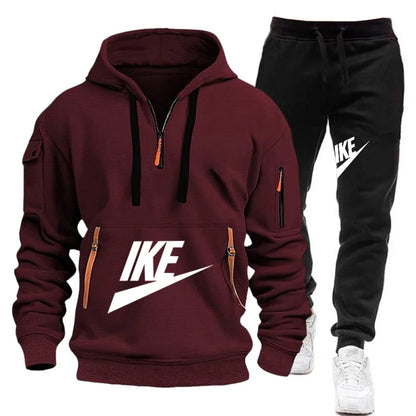 NIKE MENS HOODIE AND PANTS WINTER SET