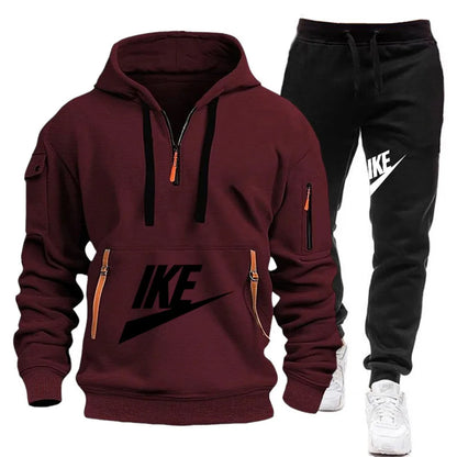 NIKE MENS HOODIE AND PANTS WINTER SET