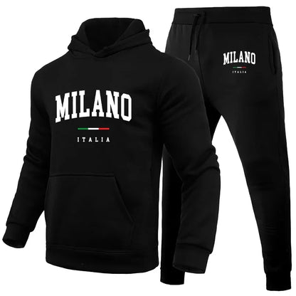 MILANO MENS HOODIE AND PANTS WINTER SET