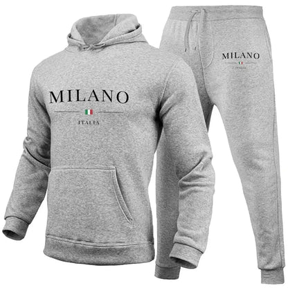 MILANO MENS HOODIE AND PANTS WINTER SET
